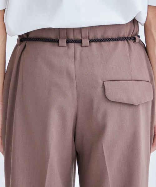 ETHOSENS（エトセンス） パンツ スラックス Pin tuck slacks