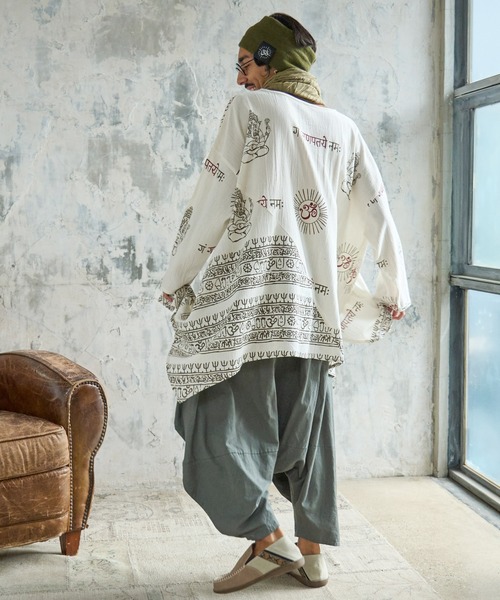 チャイハネ 「チャイハネ」ユーフェン変形MEN'Sトップス メンズ