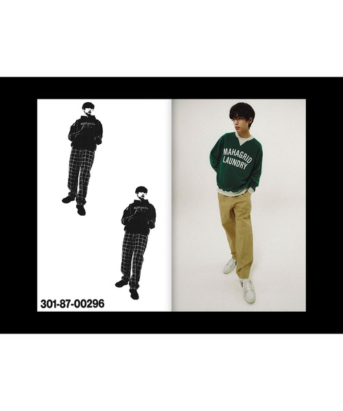 トレーナー スウェット 「mahagrid/マハグリッド」LAUNDRY SWEATSHIRT/ランドリー スウェットシャツ レディース メンズ MAHAGRID トレーナー スウェット 「mahagrid/マハグリッド