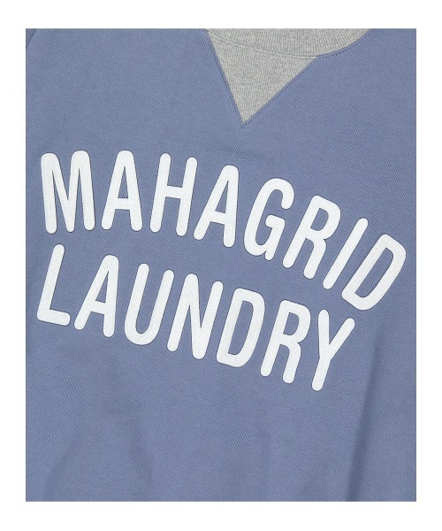 トレーナー スウェット 「mahagrid/マハグリッド」LAUNDRY SWEATSHIRT/ランドリー スウェットシャツ レディース メンズ MAHAGRID トレーナー スウェット 「mahagrid/マハグリッド