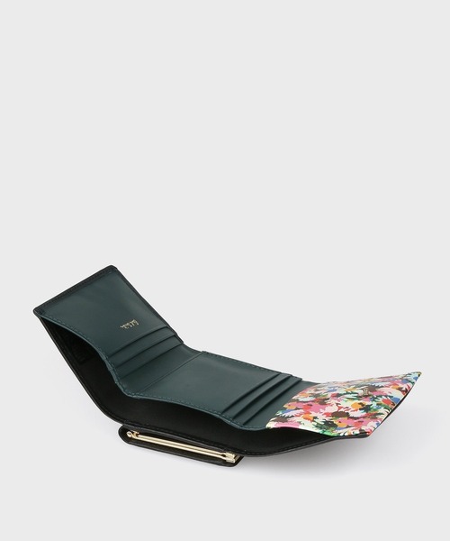 Paul Smith 財布 マーガレットプリントトリム 2つ折り財布