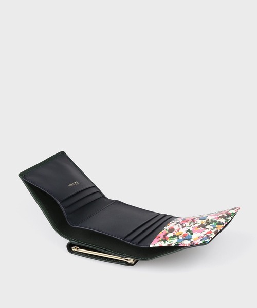 Paul Smith 財布 マーガレットプリントトリム 2つ折り財布