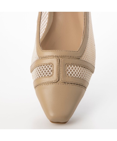 carino（カリーノ） パンプス チュールスクエアフラットパンプス