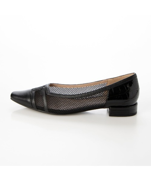 carino（カリーノ） パンプス チュールスクエアフラットパンプス