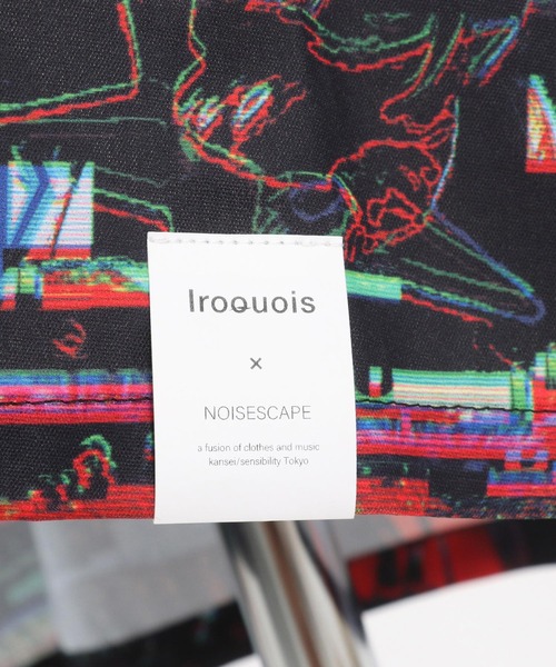 シャツ ブラウス メンズ mhs2008-iroquois×NOISESCAPE Exclusive patterned shirts(neon ar｜zozo｜22