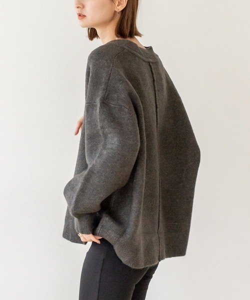 VitaFelice（ヴィータフェリーチェ） ニット セーター ディープVネック