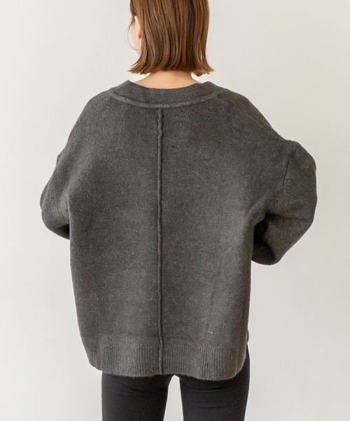 VitaFelice（ヴィータフェリーチェ） ニット セーター ディープVネック