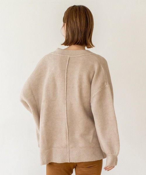 VitaFelice（ヴィータフェリーチェ） ニット セーター ディープVネック