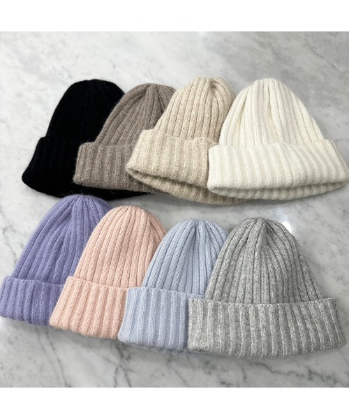 MODE ROBE（モードローブ） ニット帽 ニットキャップ アンゴラウール