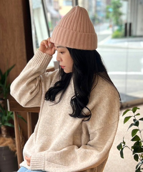 MODE ROBE（モードローブ） ニット帽 ニットキャップ アンゴラウール