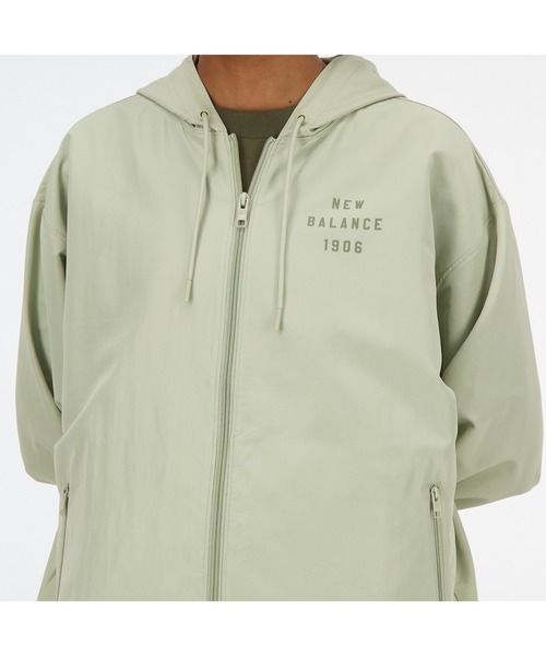 パーカー Iconic Collegiate フルジップジャケット レディース New Balance パーカー Iconic Collegiate フルジップジャケット