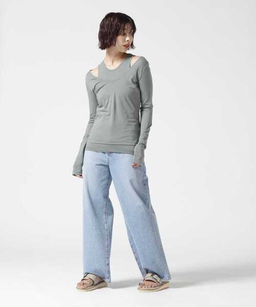 DROIT BELLO tシャツ BELLO（ドロイトベロ）2枚重ねカット