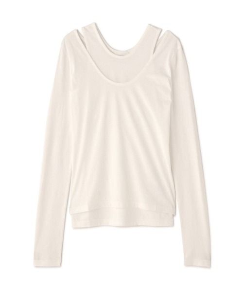 tシャツ DROIT BELLO（ドロイトベロ）２枚重ねカット レディース DROIT BELLO tシャツ BELLO（ドロイトベロ）2枚重ねカット