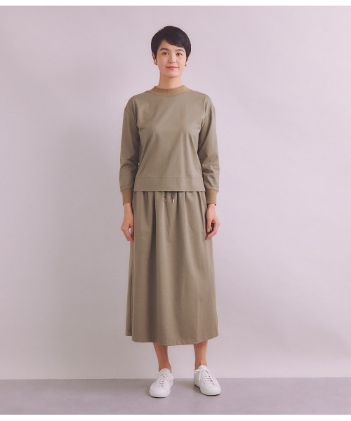 tシャツ 「LOTUS×FRESCA」Jersey モックネックプルオーバー レディース SIPULI tシャツ 「LOTUS×FRESCA」Jersey モックネックプル