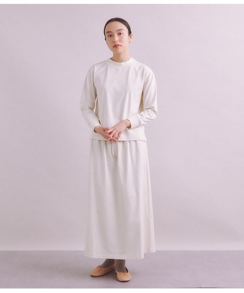 SIPULI tシャツ 「LOTUS×FRESCA」Jersey モックネックプル