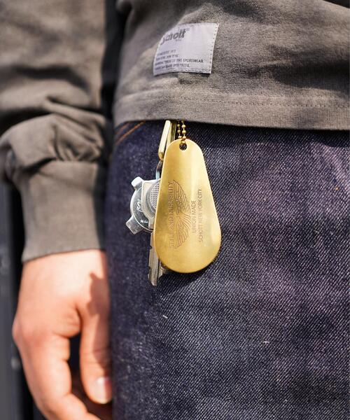 Schott N.Y.C（ショット） キーホルダー Schott/ショット/BRASS