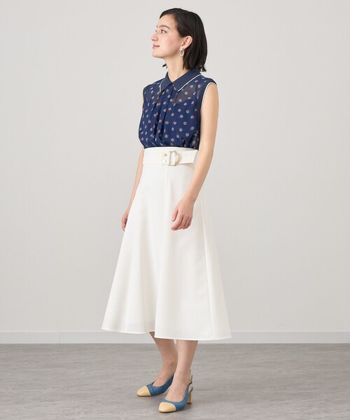 ANAYI（アナイ） スカート ソフトオックスベルトデザイン スカート