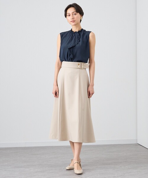 ANAYI（アナイ） スカート ソフトオックスベルトデザイン スカート