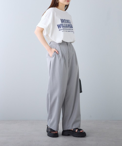 pual ce cin パンツ スラックス ワンタック スラックスパンツ