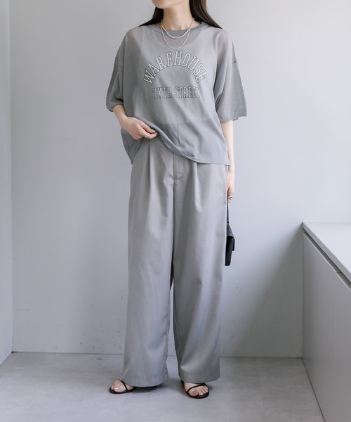 pual ce cin パンツ スラックス ワンタック スラックスパンツ