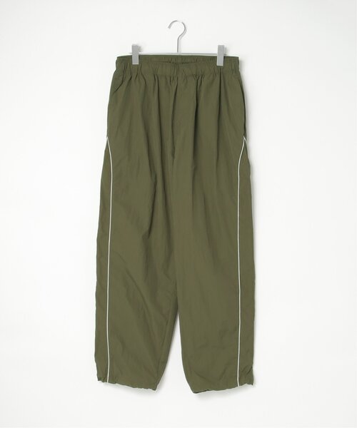 VENCE EXCHANGE ワイドパンツ パンツ パイピングナイロンパンツ メンズ
