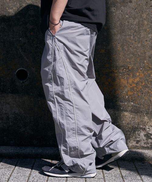 パンツ NGUYEN VAN CHUYEN VENCE EXCHANGE パンツ パイピングナイロンパンツ メンズ