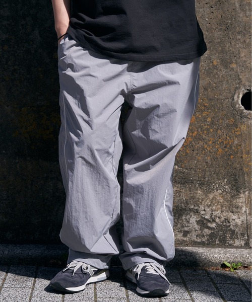 テンペナンス様 VENCE EXCHANGE パンツ パイピングナイロンパンツ メンズ : ZOZOTOWN