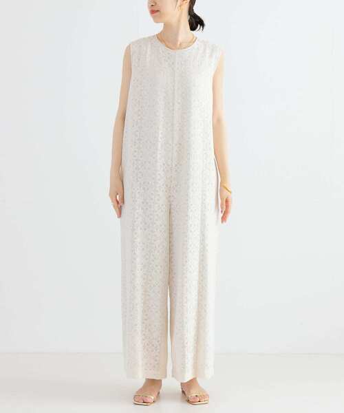 URBAN RESEARCH ワンピース Square Lace オールインワン