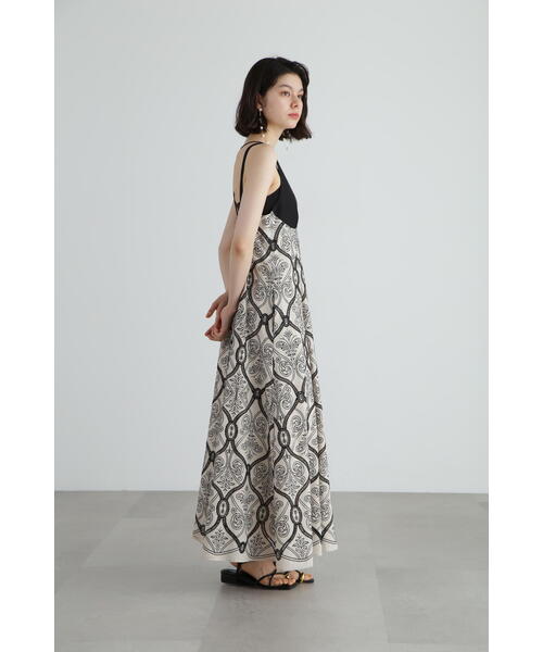 JILL STUART ワンピース バイカラーエンブロイダリードレス : ZOZOTOWN 