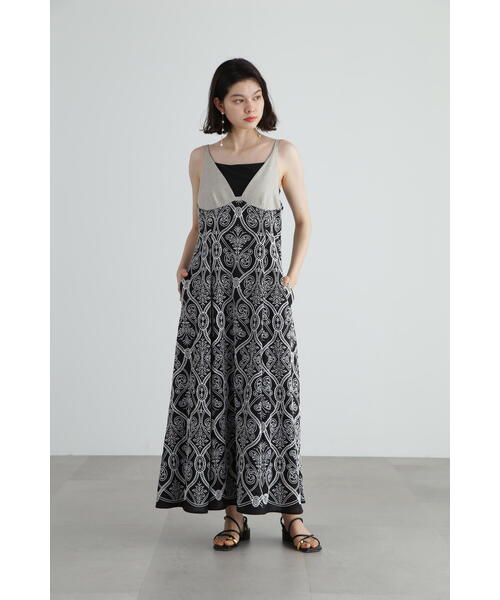 JILL STUART ワンピース バイカラーエンブロイダリードレス : ZOZOTOWN 