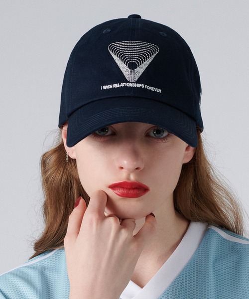 WISH FOR EVER（ウィッシュフォーエバー） キャップ 帽子 STITCH LOGO