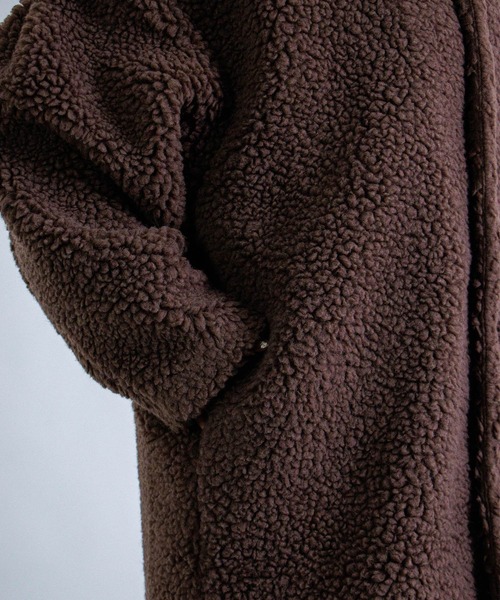 Honnete（オネット） ノーカラーコート コート Oversized No Collar JK