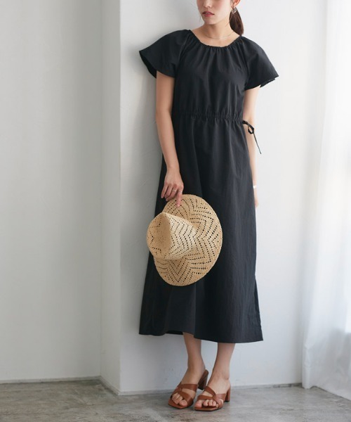 ワンピース 「抗菌防臭・撥水」2wayギャザーフリルワンピース | Pierrot | 14