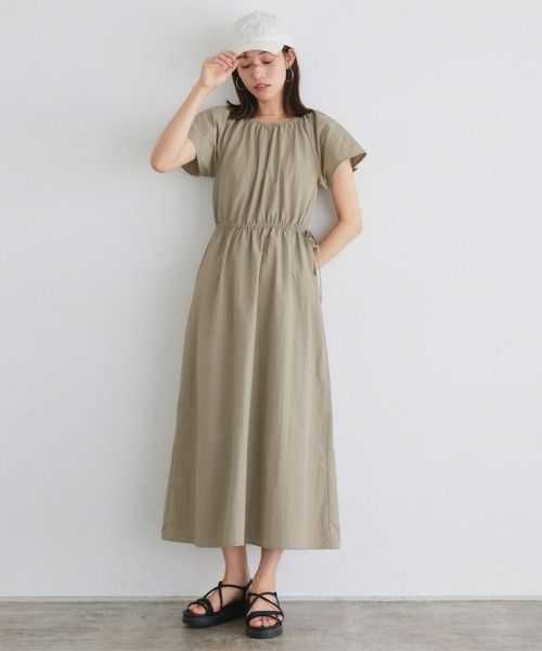 ワンピース 「抗菌防臭・撥水」2wayギャザーフリルワンピース | Pierrot | 04