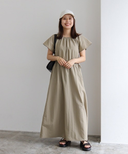 ワンピース 「抗菌防臭・撥水」2wayギャザーフリルワンピース | Pierrot | 11