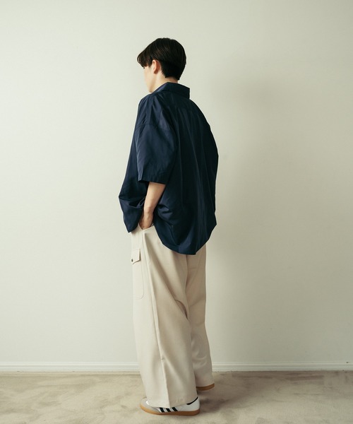 Be.Nection ワイドパンツ スラックス 2TACK CHAMBRAY SNOW PANTS / 2