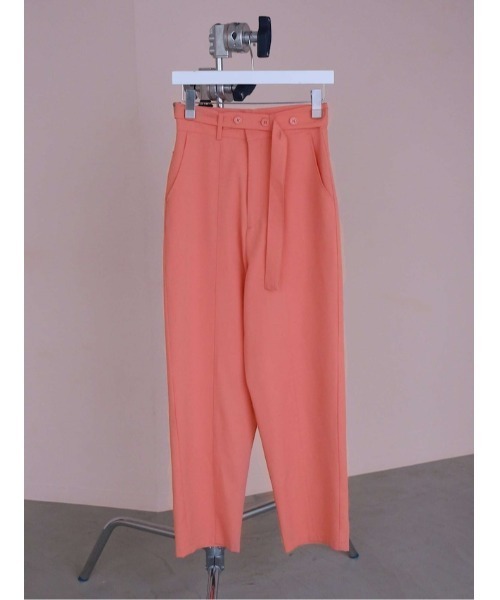 Katrin TOKYO スラックス パンツ color pin tuck straight pants