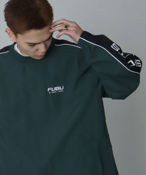 FUBU（フブ） ブルゾン アウター 「FUBU/フブ」Nylon Pull-Over/サイド