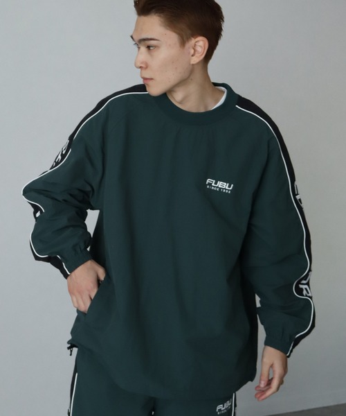 FUBU（フブ） ブルゾン アウター 「FUBU/フブ」Nylon Pull-Over/サイド