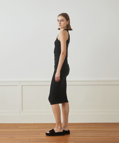 ◆送料・関税無料◆JAMES PERSE ギャザージャージーワンピース ADAM ET ROPE'｜ギャザージャージワンピース | Rakuten Fashion