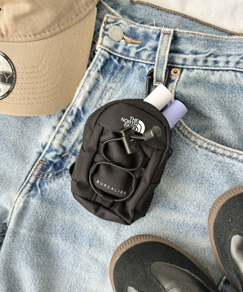 新品 ノースフェイス　コインケース　ミニポーチ ベージュ　 ブラック THE NORTH FACE ポーチ 国内未発売 FACE(ザ・ノースフェイス