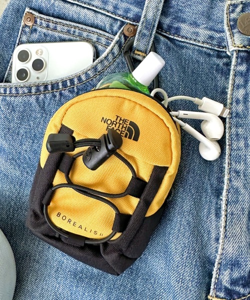 新品 ノースフェイス　コインケース　ミニポーチ ベージュ　 ブラック THE NORTH FACE ポーチ 国内未発売 FACE(ザ・ノースフェイス