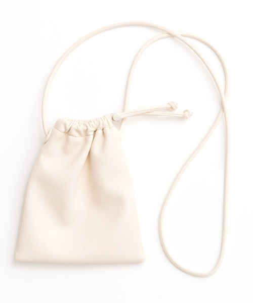 ショルダーバッグ・ポシェット [MCLANEE] 2-WAY Marie Tote and Crossback (WHITE) バッグ パール スクエア 2WAY ハンドバッグ ショルダーバッグ