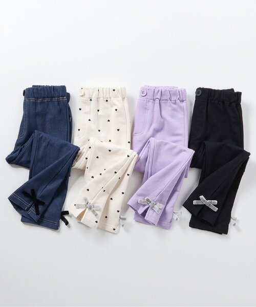 apres les cours（アプレレクール） パンツ 7days Style/裾リボン