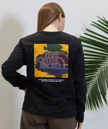 tシャツ THE NORTH FACE/ザ・ノース・フェイス ロンT DIGITAL BOX LOGO TEE NTW82487 レディース THE NORTH FACE tシャツ FACE/ザ・ノース・フェイス ロンT