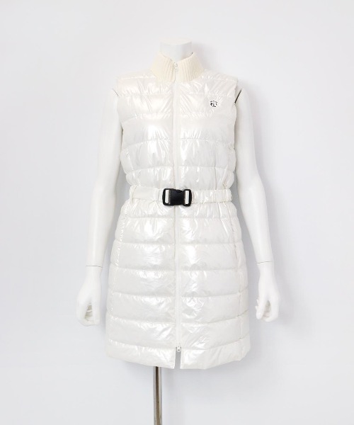 archivio（アルチビオ） ベスト ジレ 「LADIES」メタリックキルト保温