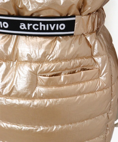 24AW アルチビオ　メタリックキルト保温ブルゾン 24AW アルチビオ メタリックキルト保温ブルゾン アルチビオ レディース