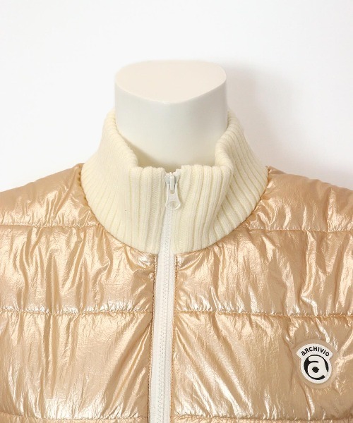 24AW アルチビオ　メタリックキルト保温ブルゾン 24AW アルチビオ メタリックキルト保温ブルゾン アルチビオ レディース