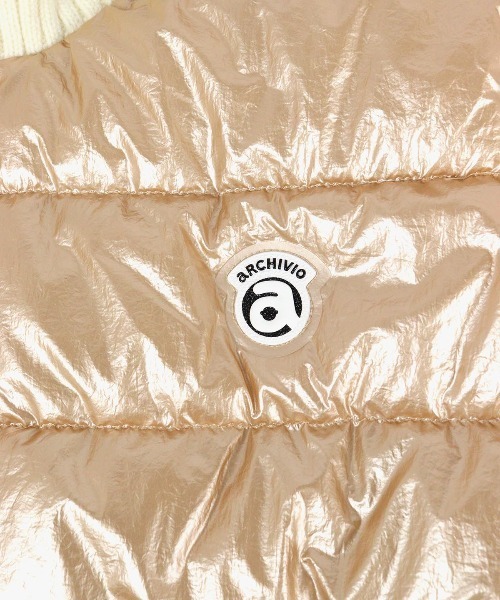 24AW アルチビオ　メタリックキルト保温ブルゾン 24AW 新作 アルチビオ メタリックキルト保温ブルゾン メタリックキルト