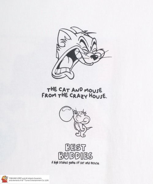 tシャツ Tom and Jerry×SEQUENZ/トムとジェリー×シークエンズ コミック